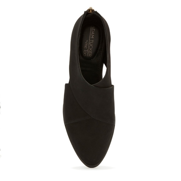 Chic Black Nubuck Adam Tucker Booties - Picture 4 of 6